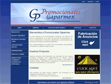 Tablet Screenshot of gaparmex.com